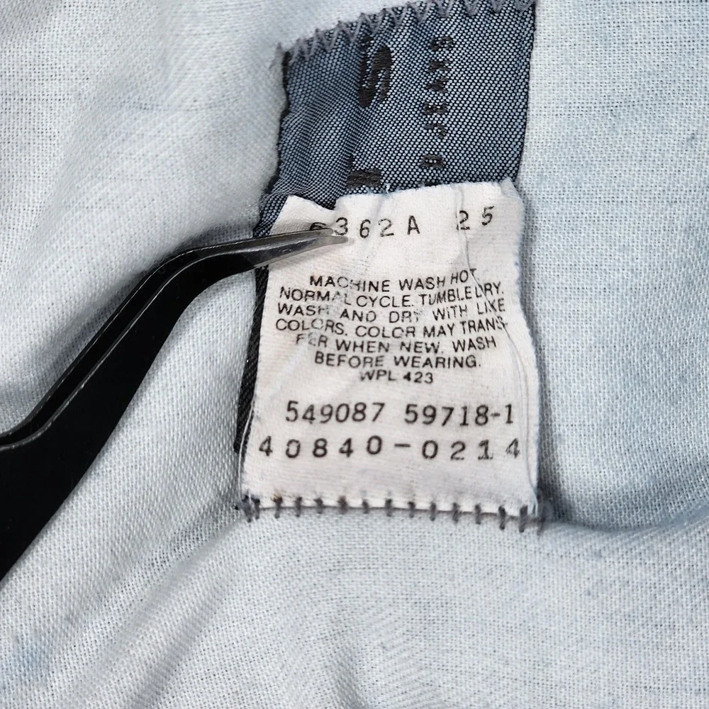 Vintage Levi's Jeans Mens 36x31 Blue Two Horse Straight Leg Leather Tab USA 90s‎